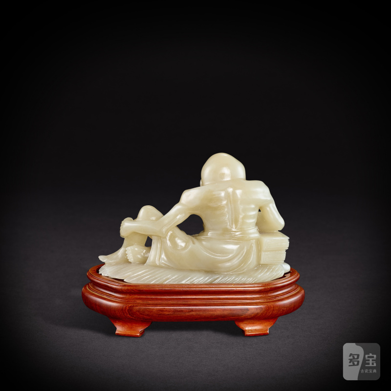 A set of eighteen jade Luohan figures, 20th century | 二十世紀 玉雕十八羅漢一套 - 图28